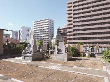 願海寺墓地の施設写真