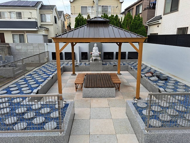小平「泉蔵院」ふたり墓・合祀墓の施設写真