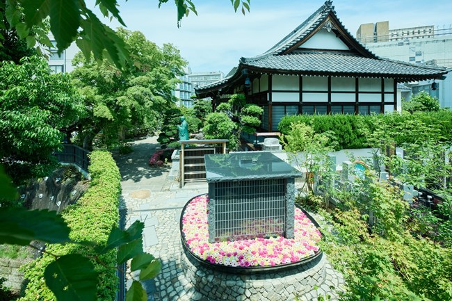早稲田霊園 想咲手水の施設写真